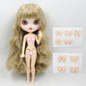 ICY DBS Blyth doll 1/6 bjd joint body white skin matte face nude doll anime toy smiling face doll girls gift