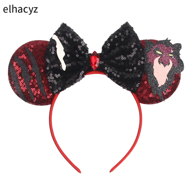 10Pcs/Lot New Colors Mouse Ears Headband Women Festival Party Cosplay Hairband Girls Gift Kids DIY Hair Accessories Wholesale