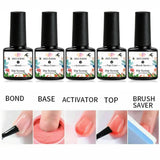 5g Dipping Nail Powder Set Nude Nail Glitter Dipping System Kit For Manicure Nail Art Decorations Natural Dry Without Lamp Cure