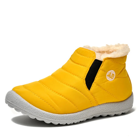 Winter Children's Boots Plush Non-Slip Cotton Shoes Waterproof Cute Children's Shoes Warm Fur Children Snow Boots