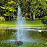 Solar Water Fountain Floating Bird Bath Waterfall Garden Decoration Outdoor Mini Solar Powered Fountain Water Pump With 6Nozzles