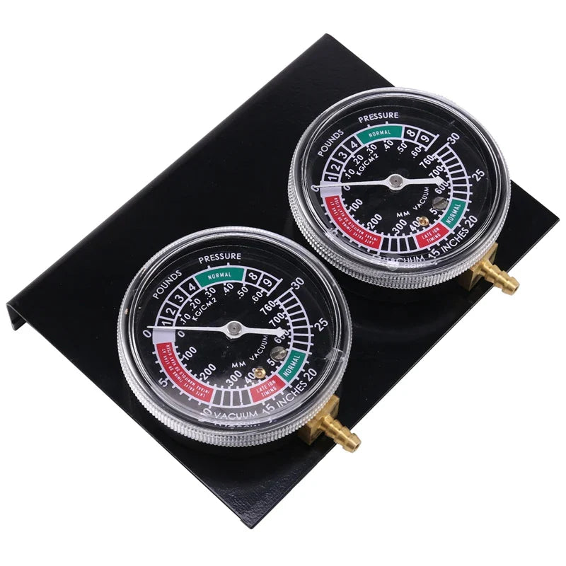 Motorcycle Carb Carburetor Fuel Vacuum Balancer Gauge Sync Gauges 2-Carb Fuel Supply System Universal