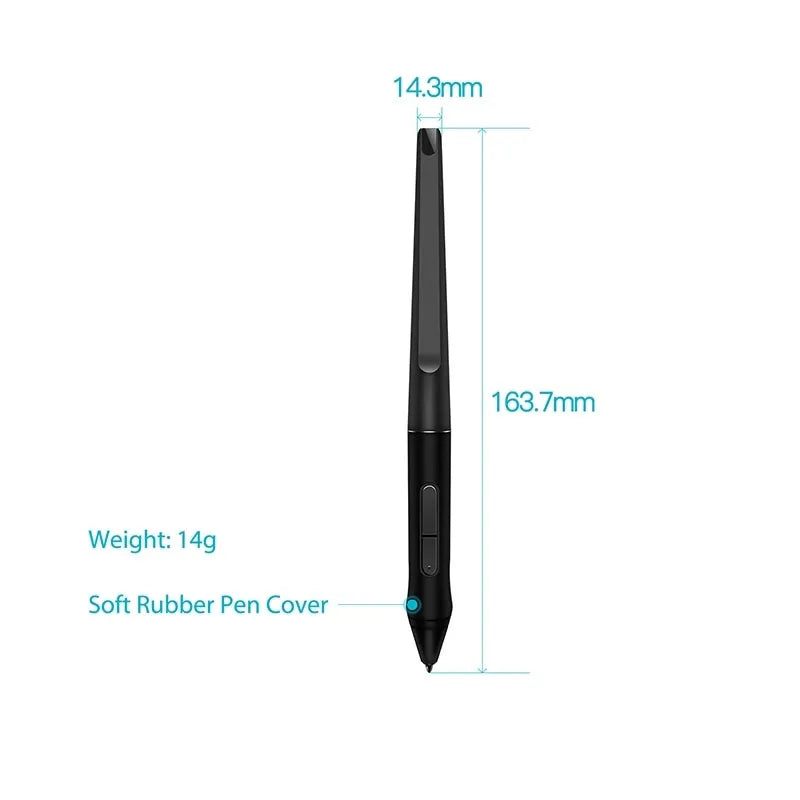 For HUION PW500 Battery-free Stylus Pen 8192 KAMVAS Pro GT-221 GT191V2 Inspiroy Q11KV2 Q620M HS611 Digital Graphic Tablet