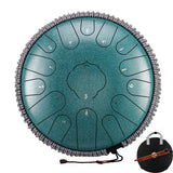 Hluru Glucophone Steel Tongue Drum 12 Inch 13 Notes C Ethereal 13 inch 15 Notes Drum Handpan Percussion Musical Instrument