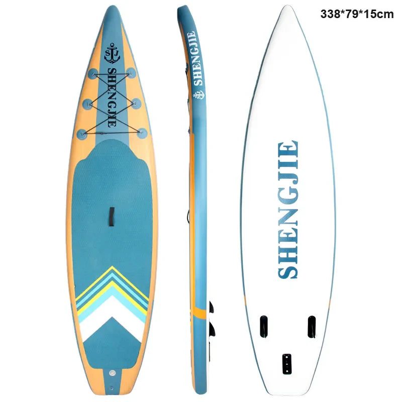 338x79x15cm stand up paddle board cheap economic SUP TOURING EVA carepet inflatable boat kayak dinghy raft water sport surfboard