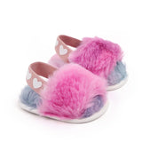 Fashion Faux Fur Baby Shoes For Newborn Spring Winter Cute Infant Toddler Baby Boys Girls Shoes