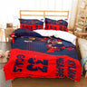 Football Star Pattern Duvet Cover Set Bedding for Adult Kids Bed Set Comforter Cover Bedding Set 10 Sizes