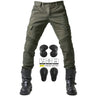 2024 New Motorcycle Black Men Jeans Upgrade Extension Protector Detachable Racing Road Rider Four Seasons Casual Fashion Pants