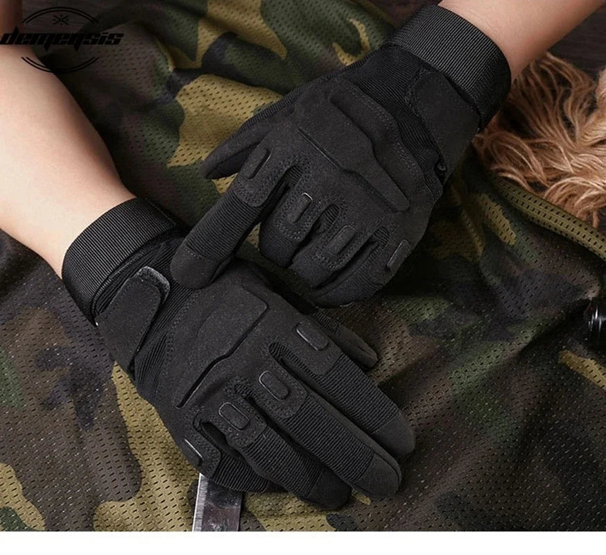 Tactical Full Finger Gloves Outdoor Sports Bicycle Antiskid Gloves Military Army Paintball Shooting Airsoft Cycling Half Glove