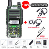 Baofeng UV S22 PRO V2 IP68 Walkie Talkie Waterproof Dual Band 136-174/400-520MHz Ham Radio Upgraded Of UV9R UV5R Pro 50KM Range