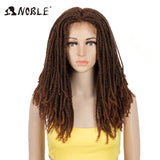 Noble Braided Wig for Women Crochet Twist Hair Wig Twists Crochet Wig Synthetic Lace Wig with Baby Hair Synthetic Lace Wig