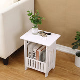 European Style Bedside Modern Minimalist Mini Storage Rack Living Room Small Square Table  Magazine Table Small Coffee Table