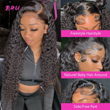 Deep Wave Lace Front Wigs Human Hair 13x4 13x6 HD Lace Frontal Wigs Water Curly Wave Wig For Women Wet Wavy 4x4 Lace Closure Wig