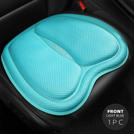 Universal Car Seat Covers Front Back Blue Cushion Breathable Waterproof Auto Ice Silk Mats Pad Full Set Fit Green Protector