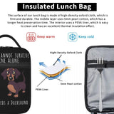 Custom Dachshund And Wine Funny Dog Lunch Bag Women Thermal Cooler Insulated Lunch Boxes for Children School