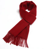 100% Wool Scarf for Men Cashmere Wool Scarf Pashmina Bandana Shawls Winter Women Wool Scarf 30*180CM