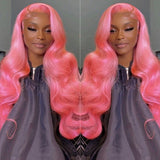 Sogreat Pink Lace Front Wig Human Hair 13x4 13x6 Hd Lace Frontal Wig Brazilian 613 Colored Body Wave Lace Front Wigs For Women