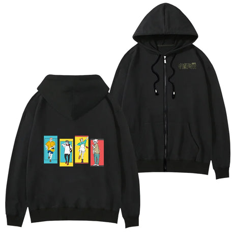 hoodie sweatshirts men hood top ryodan clothes hunter jacket with spider liquor rotating hood tee scooter hood zip-up