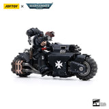 [IN-STOCK] JOYTOY Anime WARHAMMER 40K 1/18 Action Figure Black Templars Outriders Collection Military Model Free Shipping