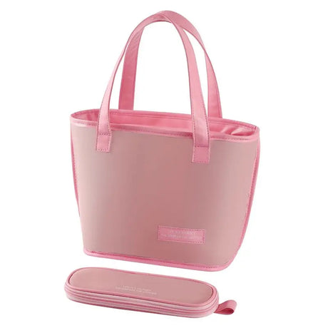 Large lunch bag with cutlery bag, stylish and reusable handbag, leak proof  work, cute and  women's office, school picnic