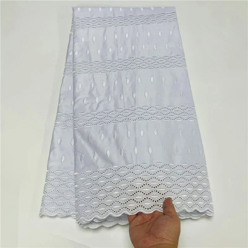 High Quality Swiss Voile Lace In Switzerland 100% Cotton Polish Dry Men Dress Lace fabric For Wedding Dresses Africa Fabrics