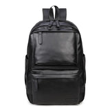 Luxury Soft Leather Men High Capacity Travel Backpack Male Business Laptop Fashion School Bag