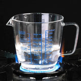 250ml/500ml Heat Resisting Glass Measuring Cup With Handle Milk Water Scale Microwave Tool Food Grade Bakeware Kitchen Accessory