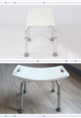 Bathroom and Shower Chair Elderly Folding Bath Chair Furniture Stool Shower Bench Non-slip Bath Chair 6 Gears Height Adjustable