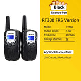 RETEVIS RT388 Walkie Talkie Children 2 Pcs Children's Radio Receiver Walkie-Talkie Kids Birthday Gift Child Toys for Boys Girls