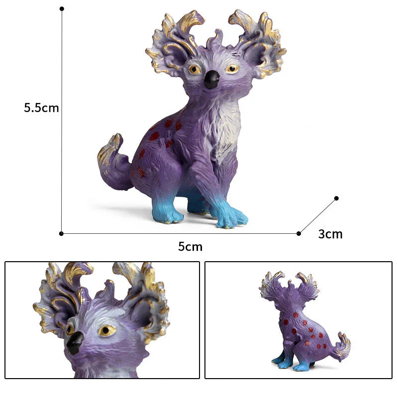 New Mythical Animal model dragon figurines ice devil ocean octopus monster Phoenix action Figure Children's Collection Toy Gifts