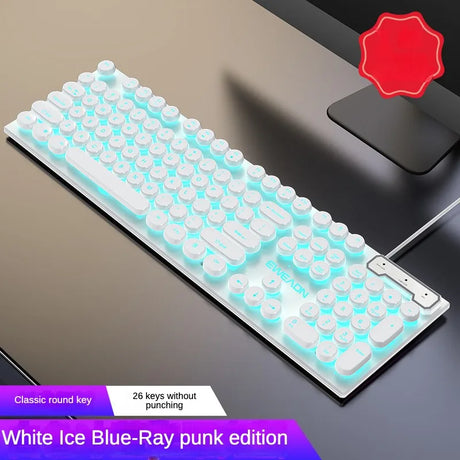 Cool Backlit Floating Button Design 104 Keys Waterproof And Dustproof Ergonomic Gamer Mouse And Keyboard And Headset Kit