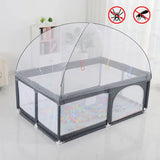 IMBABY Baby Playpens with Mosquito Net Playpen for Children Safety Barrier Baby Playground with Free Gifts Baby Activity Fence