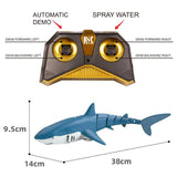 Rc Shark Robot Children Pool Beach Toy for Kids Boys Girl Fun Water Spray Simulation Whale Animals Submarine Remote Control Fish