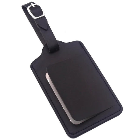 1PCS PU Leather Suitcase Luggage Tag Label Bag Pendant Handbag Portable Travel Accessories Name ID Address Tags