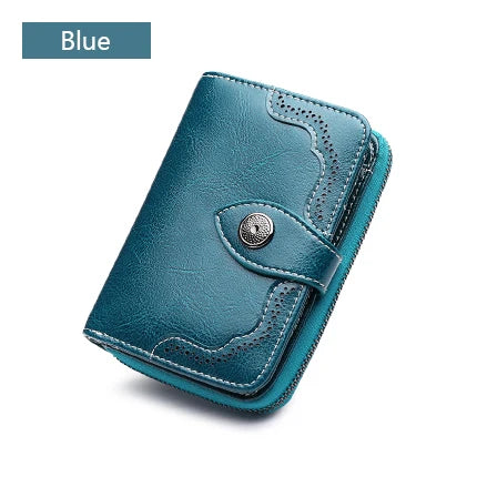 2024 Classic 100% Genuine Leather Fashion Women's Wallet Female Clutch Purse Long Wallet Women's Purses Money Bag Coin Purse