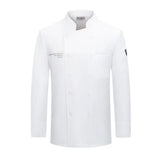 Chef coat long sleeve men chef jacket waiter T-shirt chef uniform restaurant chef coat Bakery Breathable Cooking clothes logo