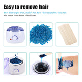 Wax Machine for Hair Removal Waxing Heater and Beans Kit Depilatory Epilator Wax-melt Pot Paraffin Warmer Heating Machine