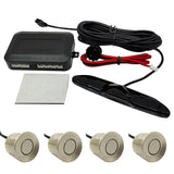 New LED Parking Sensor System Backlight Monitor Display Kit Backup Detector Assistant 4 Probes