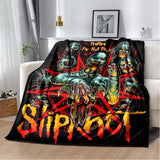 3D S-SLIPKNOT Band Printed Blanket  Fashion Soft Cozy Living room Bedroom Sofa Bed Travel Blanket Child Birthday Gift