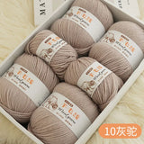 Top Quality Wool Blended Crochet Yarn Knitting Sweater Scarf Woollen Thread Thick Yarn 4ply 3pcs*100g=300grams Free shipping