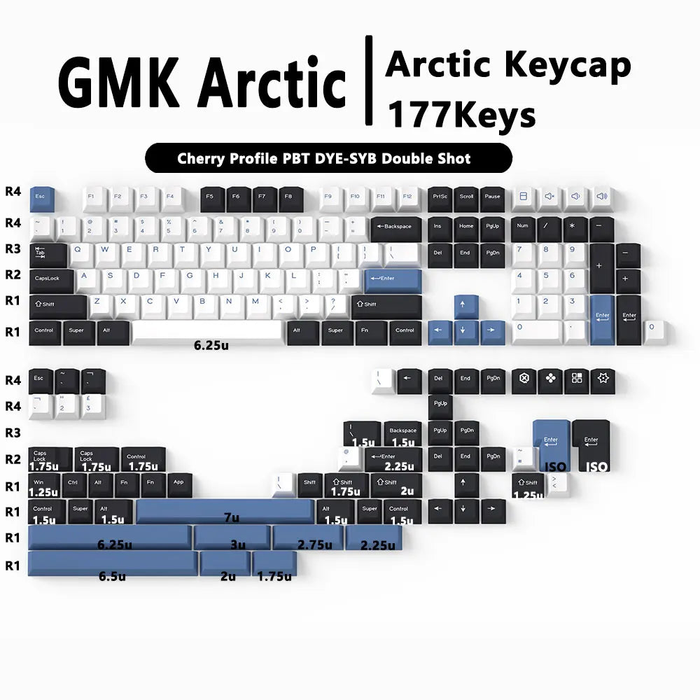 KBDiy GMK Keycap Double Shot GMK Olivia Shoko Jamon WOB Red Samurai Botanical PBT Keycaps Cherry Profile for Mechanical Keyboard