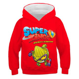 Kids Super Zings Hoodie Boys Girls Cartoon Kazoom Pullover Kids Superzings Hoodie Harajuku Streetwear Fall Winter