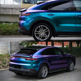 Car Sticker High Glossy Car Body Film Chameleon Pearl Glitter Vinyl Sticker Purple Blue Wrapping Foil Accessories for Vehicles