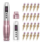 EZ LOLA AIR Pro Wireless Battery Permanent Makeup Pen Machine Tattoo Kits for PMU SMP&TATTOO 20ps EZ Tattoo Needles Cartridge