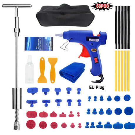 Auto Accessories Sheet Metal Dent Repair Tools Car Body Paintless Mix Size Suction Cup Puller Set Mechanical Workshop Hail Pit