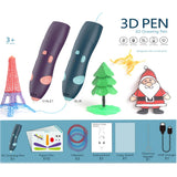 Wireless 3D Doodle Pen for Kids - Low Temp Creative Art Tool for Fun Crafts and Learning