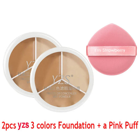 3 Colors Concealer Palette Makeup Face Eye Contour Face Spot Concealer Dark Circle Correcting Face Makeup Skin Care TFIT