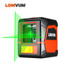 LOMVUM Mini Laser Level Green Beam Horizontal Vertical Cross-Line Powerful Light Source Acurate Measuring Tools Self-leveling