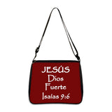 Christian Gift Bible Verse in Spanish Crossbody Bag Con Dios Todo Es Posible Messenger Bags Shoulder Bag Casual Handbag