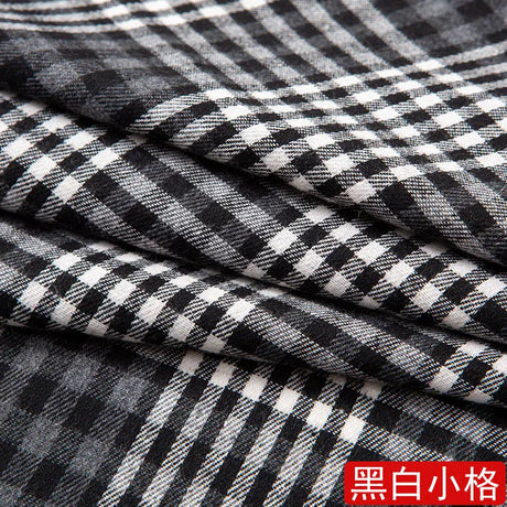 Yarn Dyed Soft Thickening Grinding Wool Plaid Fabric JK Clothing Shirt Skirt Jacket Pants Check Cloth DIY Apparel Sewing Fabrics